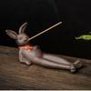 Incense Stick Holder for Bedroom Decorative Frog Incense Holder for Aromatherapy Meditation Stress Relief Ash Catcher for Yoga