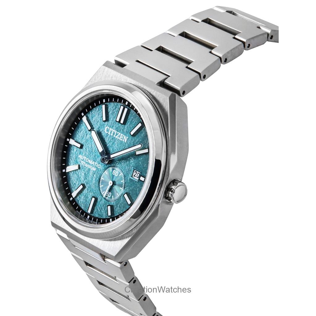 Citizen Zenshin Super Titanium Green Dial Automatic NJ0180-80X 100M Men's Watch