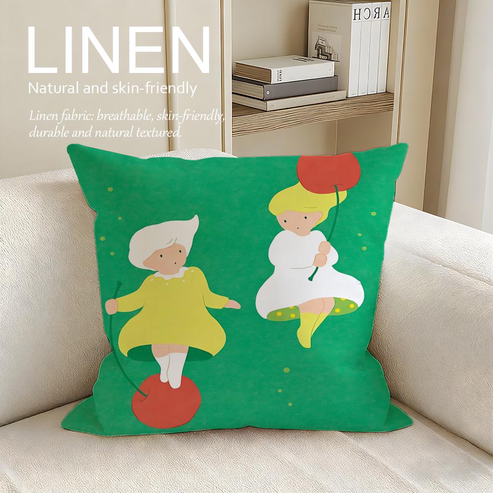 Artist Aoyama Kazuyo Cushion Cover Pillowcase Set Pcs x x Breathable Washable Sofa Cushion Cover
