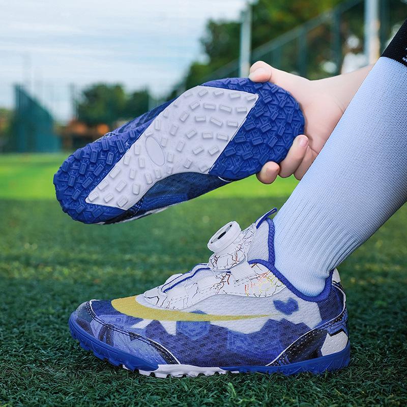 Summer breathable mesh boys and girls football shoes children's primary and secondary school students competition training shoes sports shoes men