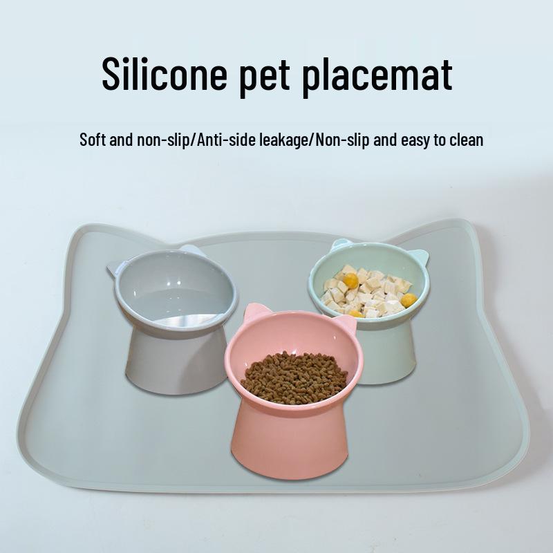 Silicone Non-slip Waterproof Pet Dining Mat for Cats and Dogs