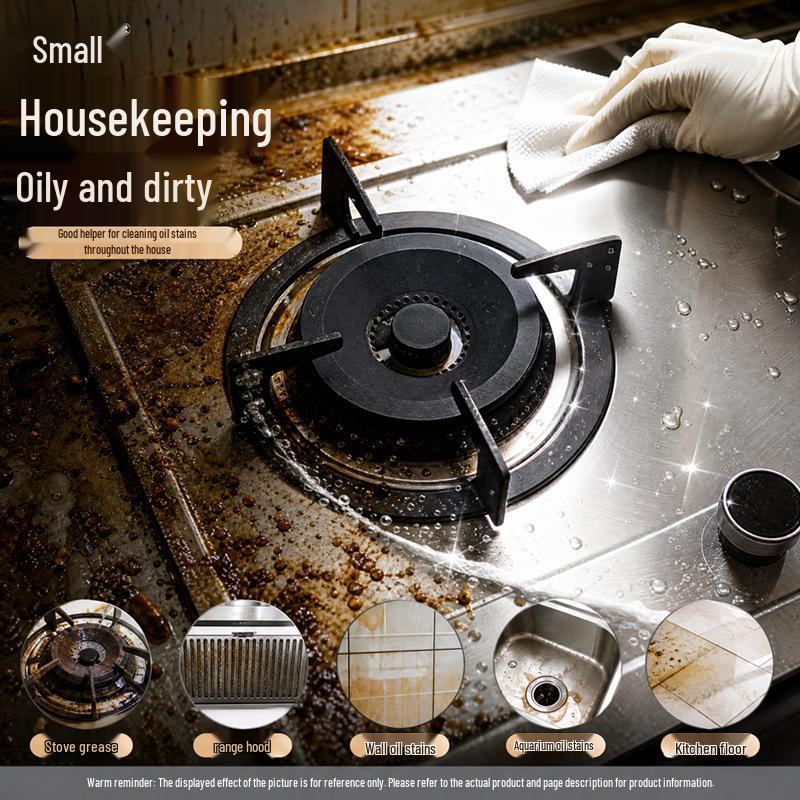 Kitchen Oil Stain & Fume Cleaner for Range Hoods and Stoves