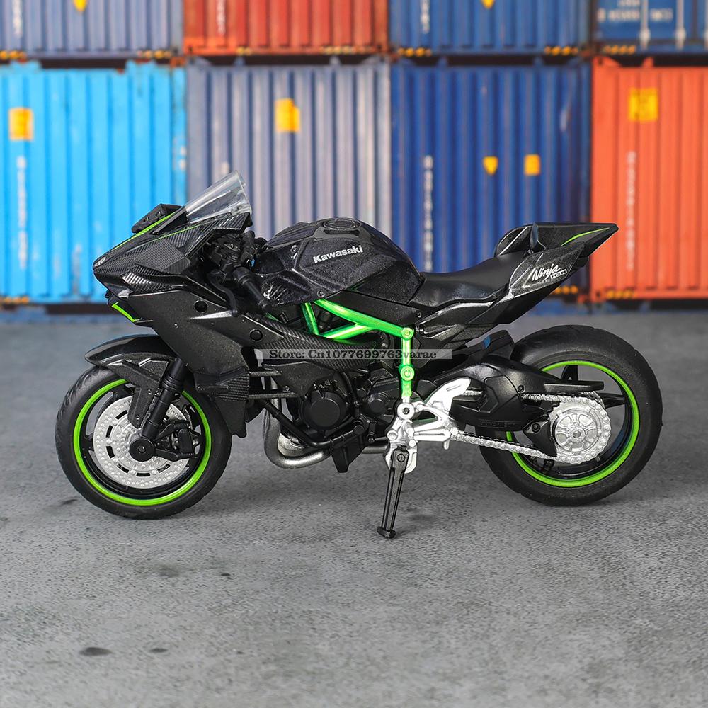 MSZ 1:18 Kawasaki Ninja H2R  GSX-R1000 YAMAHA YZF-R1 Classic Motorcycle Static Model Alloy Die Casting Car Toy Gifts