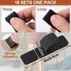 Heavy Duty Dual Sided Sticky Back Hook and Loop Tape for Securing Bedding Anti Slip Rug Pad Hidden Adhesive Fastener