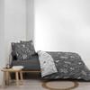 Housse de couette + 2 taies 220 x 240 cm Suzanna anthracite