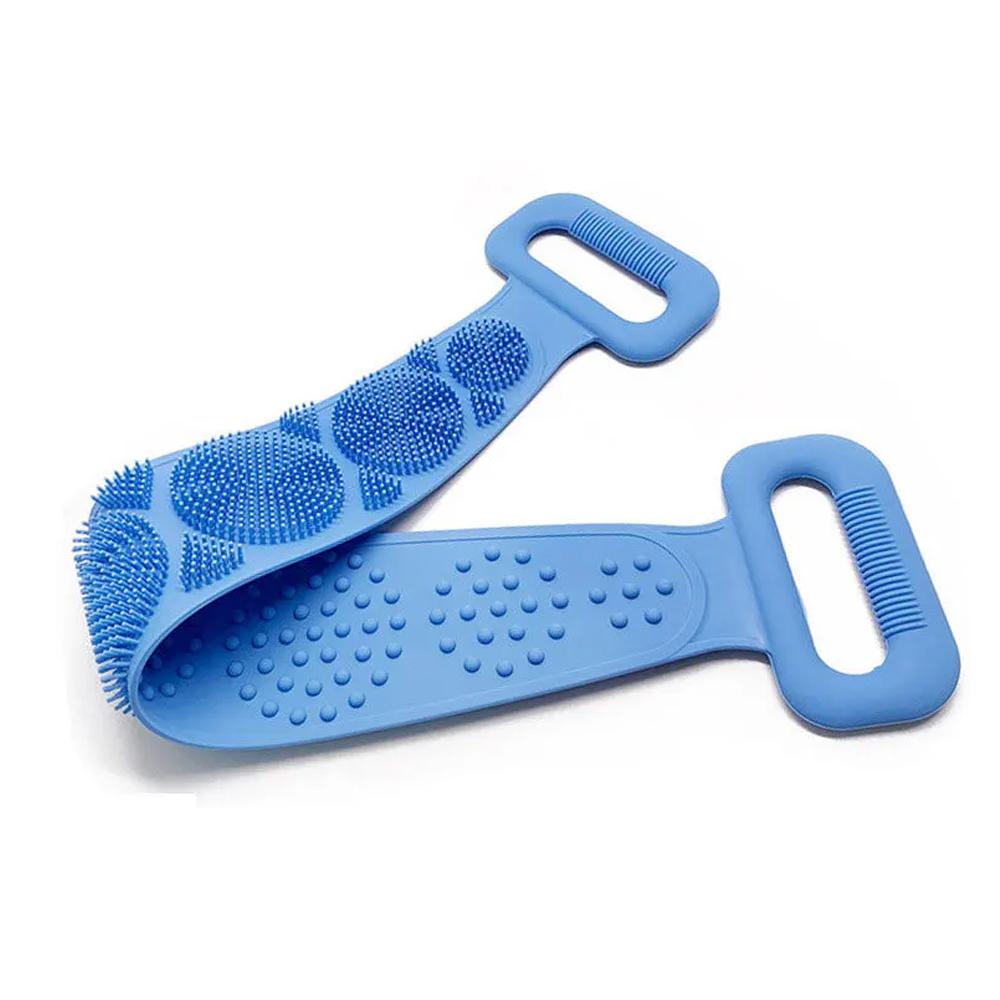 Körperschwamm Silikonbürsten Badetücher Wäscher Reiben Rückenpeeling Massage Duschgürtel Erweiterte Hautreinigungsbürsten