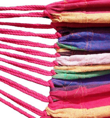 Captain Stag Palm Cotton Hammock, Rainbow, M-7683