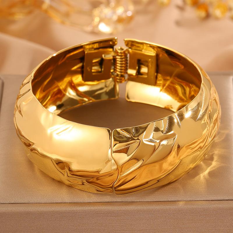 Light Luxury Round Light Luxury Irregular Simple Retro Bracelet