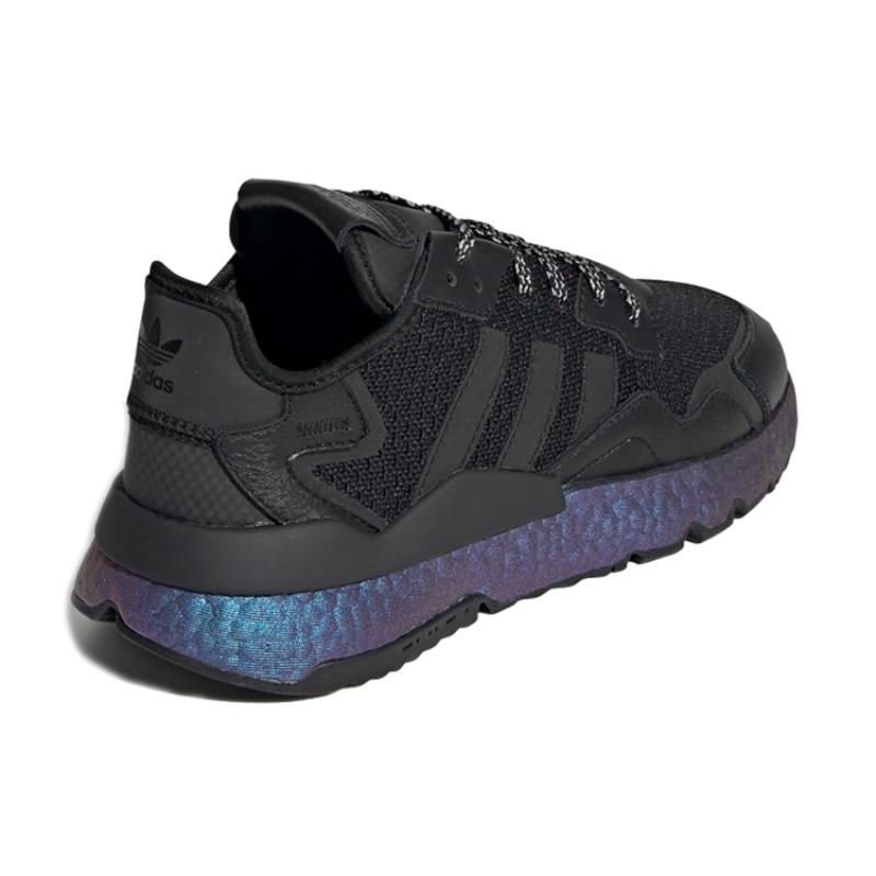 Adidas Nite Jogger Black Metallic Boost Sneakers FV3615