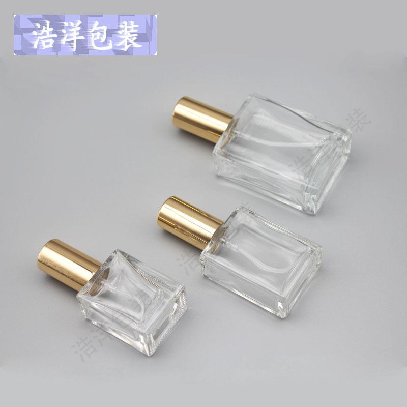 10/15/30ml Flat Square Frosted Glass Perfume Spray, Premium Refillable Travel Atomizer, Viral Essential