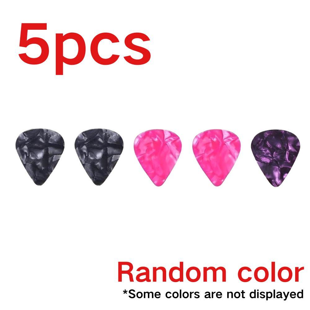 

5/54pcs 0.5mm Celluloid Guitar Picks, Assorted Colorful Guitar Plectrums for Acoustic, Electric, Bass Guitar, Ukulele YMY