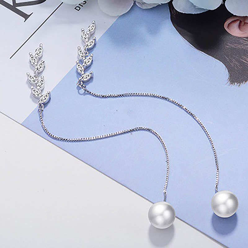 Lindon Women Earrings Long Asymmetric Ear Drops Female Ear Lines Delicate Gift Wholesa
