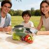 Leak-proof Salad Container Moisture Prevention Salad Container Leak-proof Mason Jar Salad Containers for Home Office Travel
