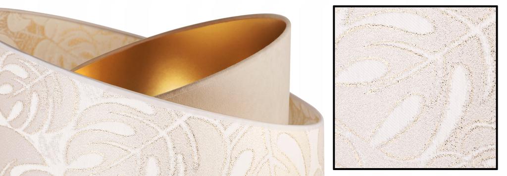 Floor Lamp Standing Tripod Wooden Lampshade Pattern