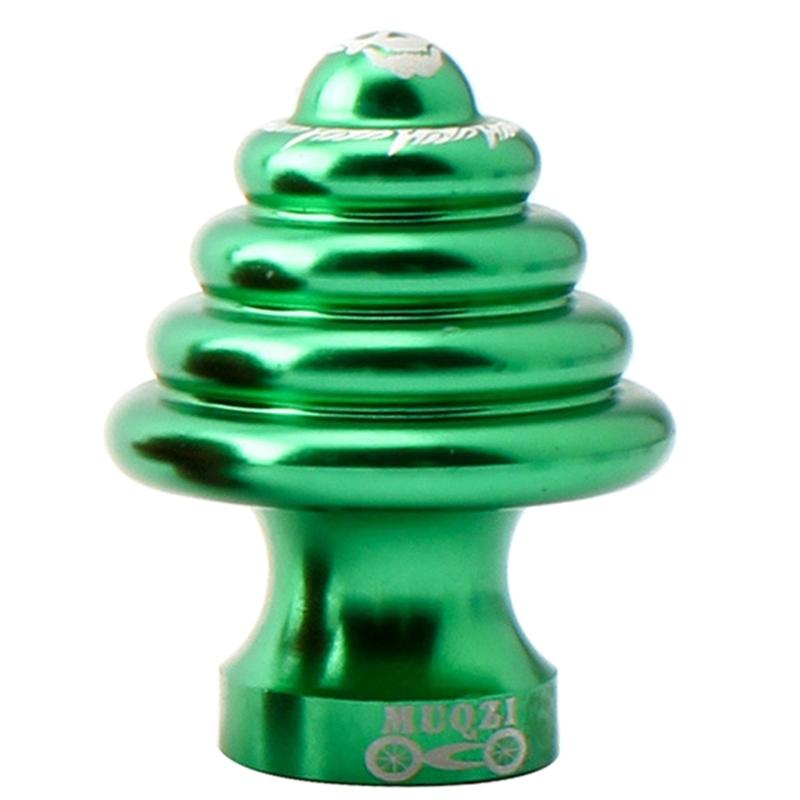 Bicycle Rear Wheel Hub Nut Lock Screw Aluminum Alloys Road Bicycle Hub Screw Bicycle Wheel Hub Axles Nut Replacement 1 зелёный
