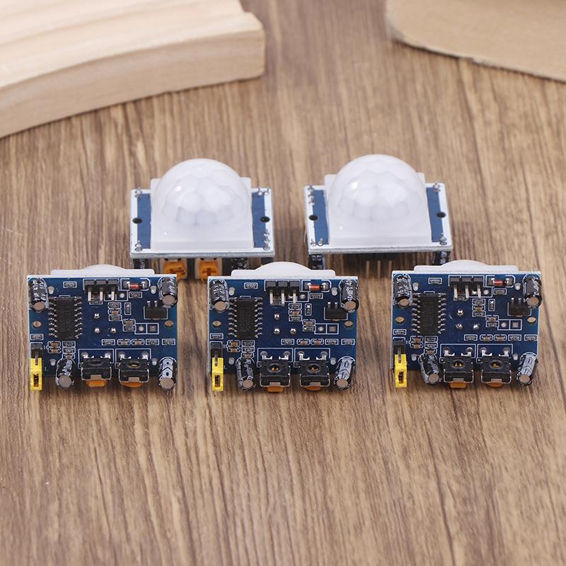 5Pcs Hc-Sr501 Pir Infrarot Sensor Einstellen Ir Pyroelektrische Infrarot Pir Motion Sensor Detektor Modul Für Arduino Raspberry