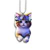 Turtle Acrylic Colorful Car Interior Pendant For Turtle Lovers Cute Cartoon Style