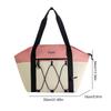 Insulated Cooler Bag Large Capacity Portable Insulation Bag Leakproof Insulated Food Handbag for Supermarket Shopping