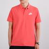Nike Solid Color Logo Casual Sports Polo Shirt Men Tops Red 909747-850