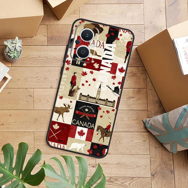 Canada Canadian Flag Phone Case For OPPO Reno 14 12 11 13 F 10 Pro 8T 8 Lite OPPO Find X9 X8 X6 X5 Pro Back Cover
