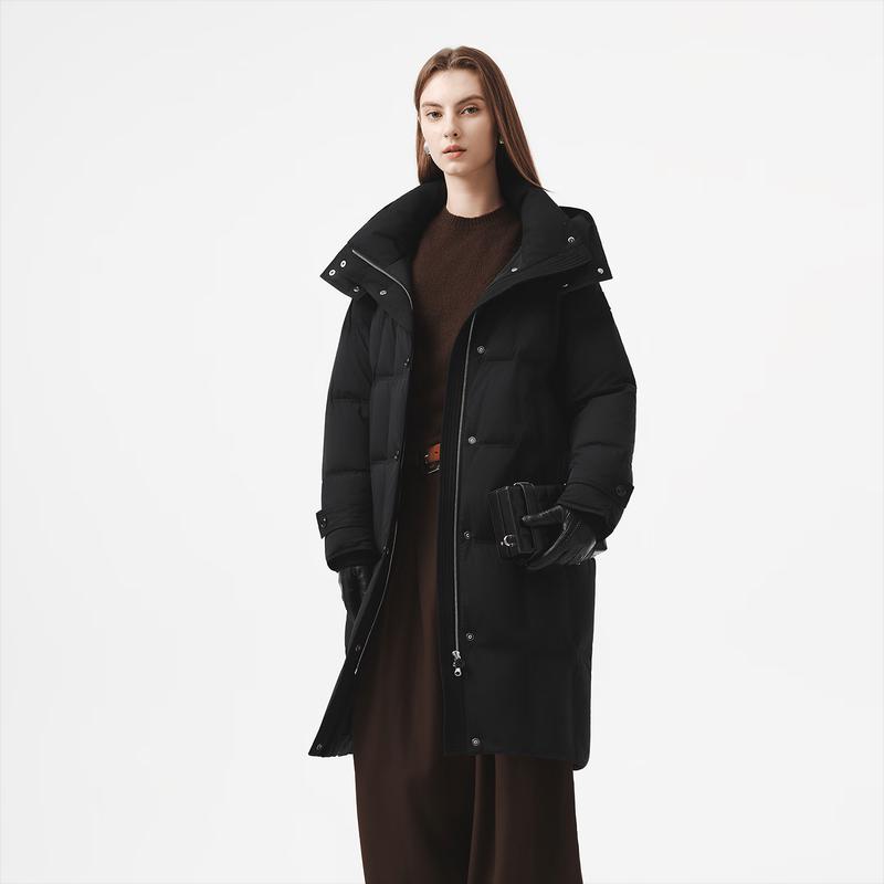 Tanboer Women's Mid-length Goose Down Puffer Coat TB5520818Z