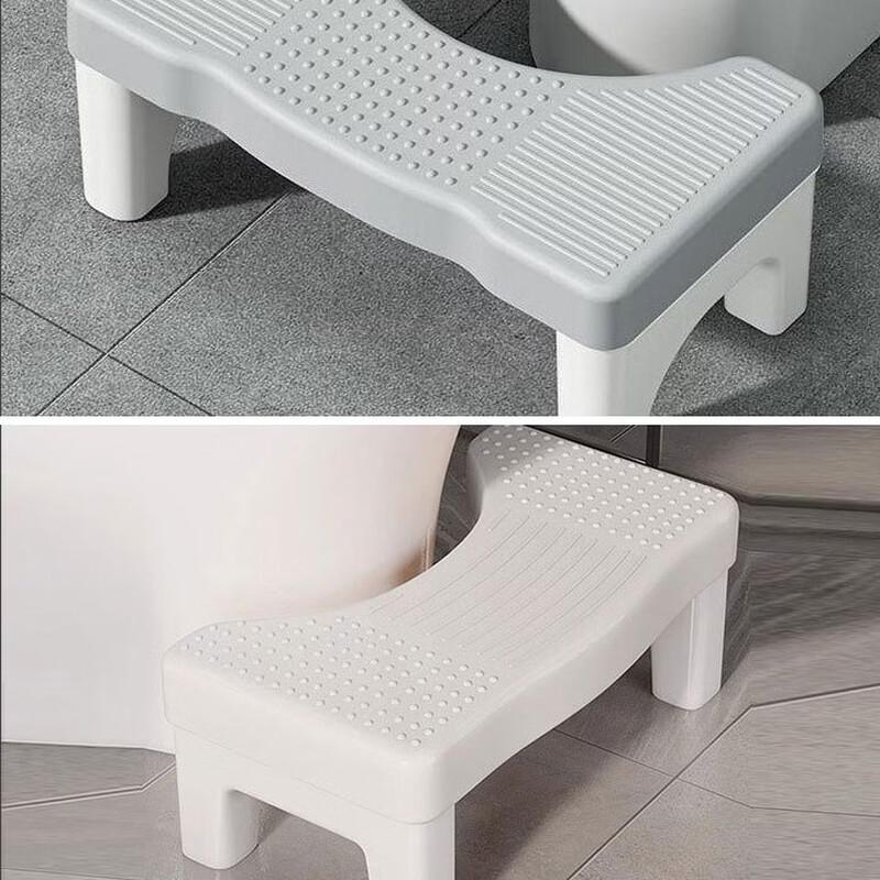 Shixun Two-Tone Bathroom Footrest Stool