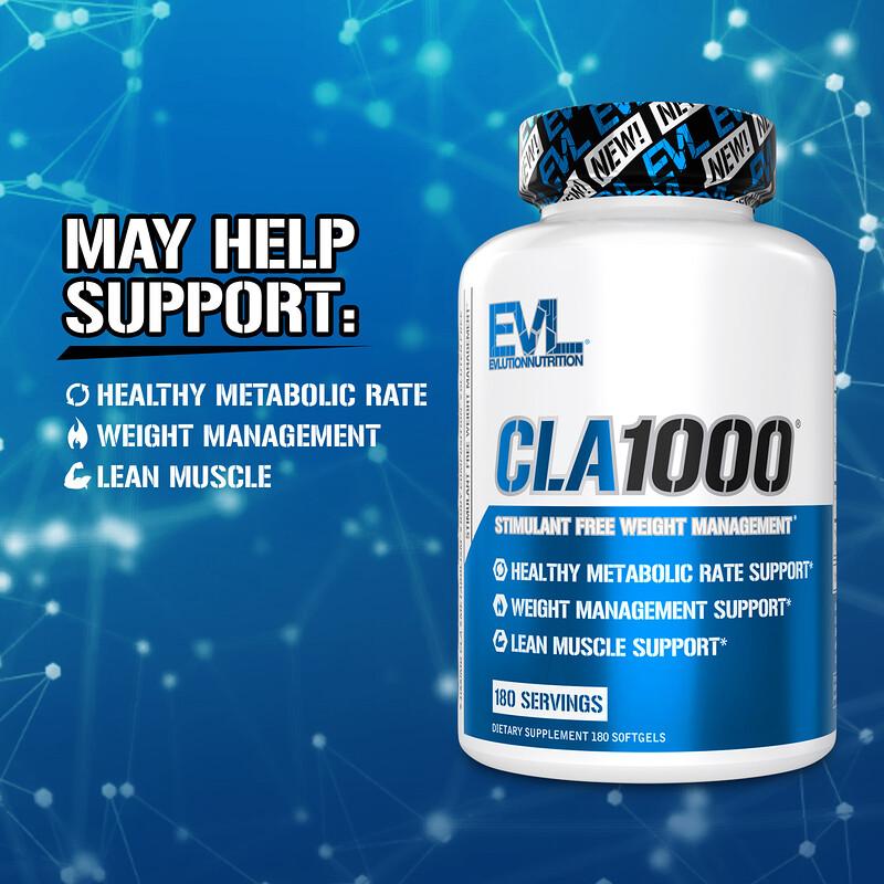 CLA1000®, Stimulant Free Weight Management, 180 Softgels (1,000 Mg Per Softgel)