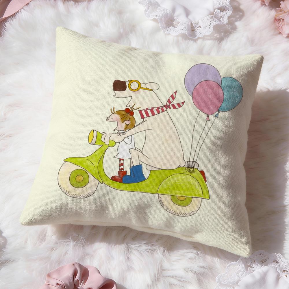 

C-Coco and Wondrous Gang Cushion Cover Premium Comfort Reversible Pillow Cove -Two in One Design for Any Room & Car Interior 30cmx30cm