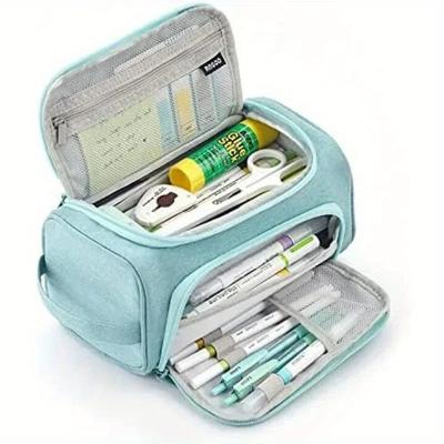 Cutie de creion super mare Geantă de depozitare cutie de creion drăguță de capacitate mare pentru băiat, fată, cadou pentru copii, geantă multifuncțională, papetărie școlară