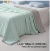 New Washable Ice Silk Summer Quilt Cooling Air Conditioner Blanket for Single & Double Beds