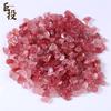Natural Red Strawberry Crystal Crushed Stone Aromatherapy and Home Décor for Kids Treasure Hunting
