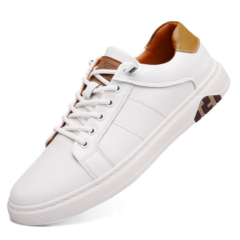 

Модные туфли на шнуровке, модные кожаные белые туфли, мужские туфли-оксфорды, деловая офисная обувь, мужские туфли для скейтбординга Zapatillas De Hombre 44 белый