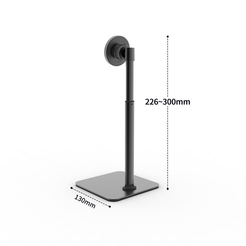 Retractable Magnetic Metal Desktop Stand for Phones/Tablets - Universal, Strong Suction, Multi-functional Mount for Live Streaming