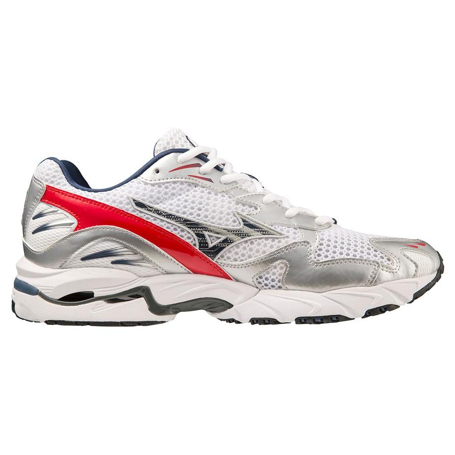 Mizuno Wave Rider 10 OG Pack - High Risk Red Unisex Sneakers White Insignia-Blue D1GA210408