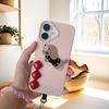 Cartoon Dog Blue/Pink Phone Case Protective Cover for iPhone 13/14/15/16 Pro Max