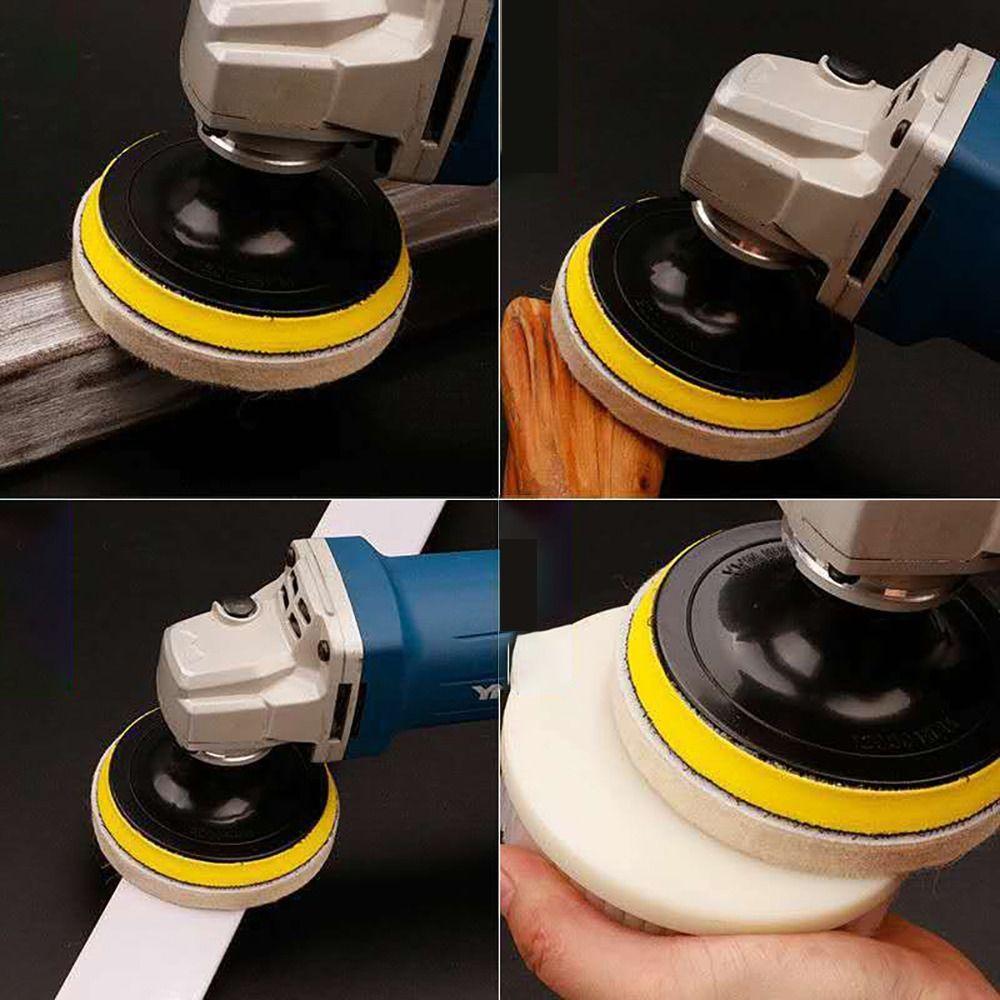 2/3/4/5/6/7inch Wool Felt Discs Polishing Pads Abrasive Wheel for Glass Stainless Steel Repair Scratches Durable Tool Parts