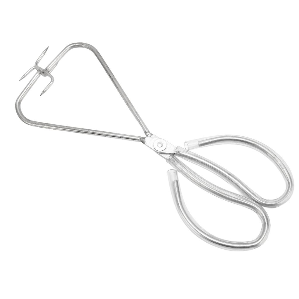 Pensetă de scufundare Instrument de ceramică Oțel inoxidabil Rezistență ridicată Formă simplă Clește pentru sculptură argilă ceramică