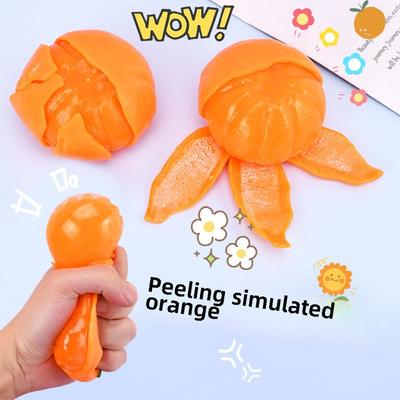 Mačkací Kawaii Mandarinka Pracovní Studijní Fidget Hračky Squishies Pomalé Vzestupné Úleva od Stresu Mačkací Hračky pro Děti Dospělé Mačkací Dárek