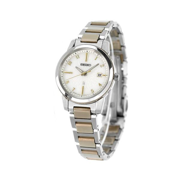 

SEIKO LUKIA Lady Gold Eye Collection Comfortex Titanium Radio Solar Ladies Watch SSQV082 [Seiko]