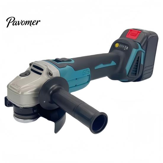 Construction Site Cutting Tool Lithium Brushless Angle Grinder, Adjustable Speed High Torque Electric Grinder Tool, 950W 8000RPM Cordless with