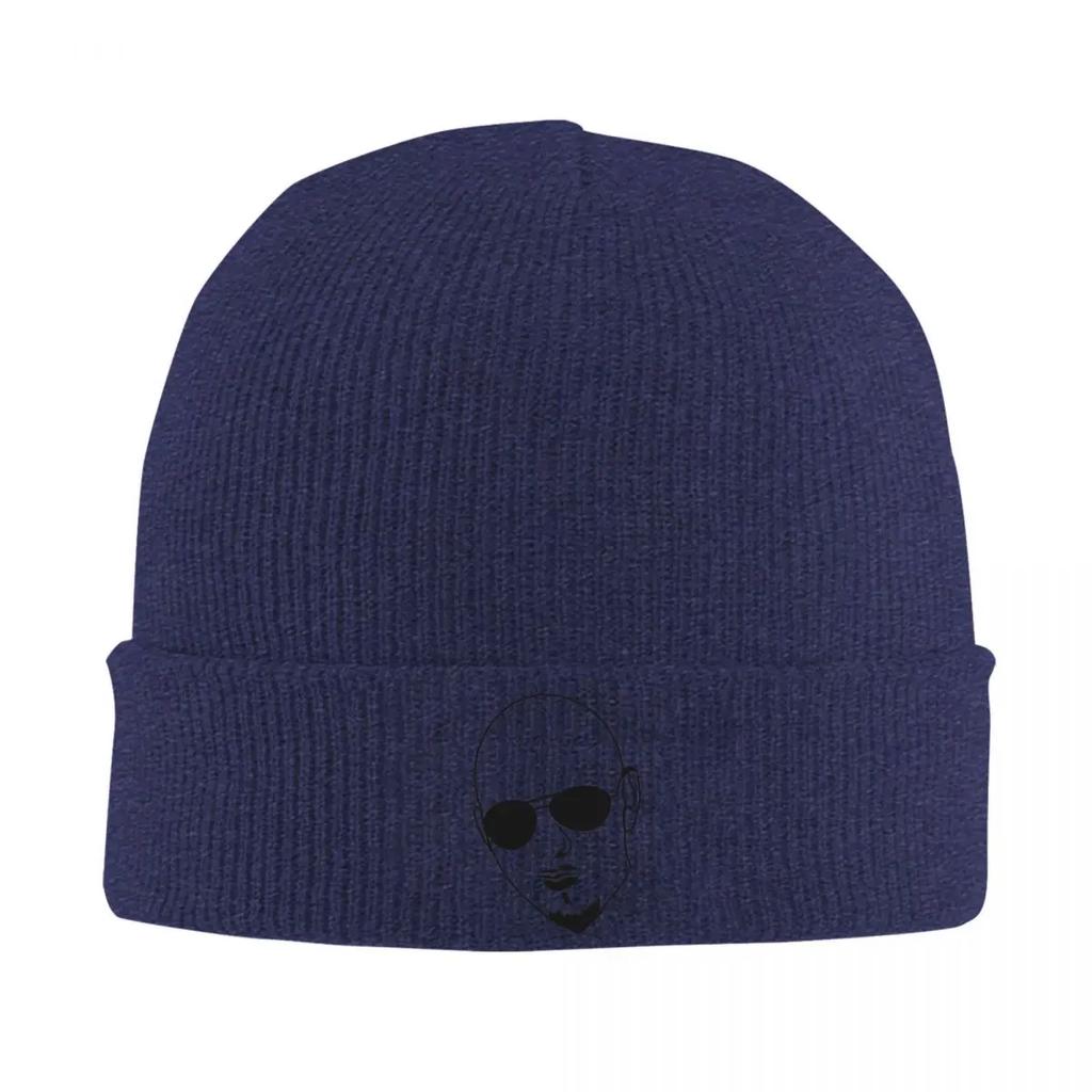 Mr.worldwide Pitbull Singer Silhouette Bonnet Hats Knitting Hat Unisex Adult Cool Elastic Beanie Hats Winter Outdoor Printed Cap