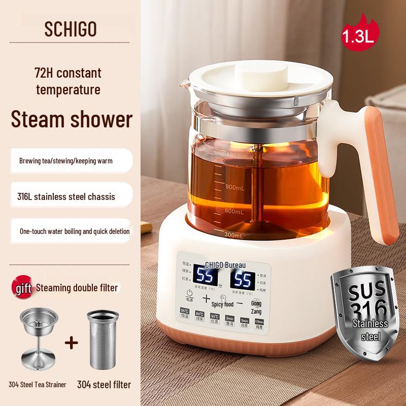 Health Pot Constant Temperature Milk and Formula Warmer, Steam Spray Tea Maker Kettle