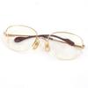 Great Glasses Trinity Half Rim Gold Mens Used