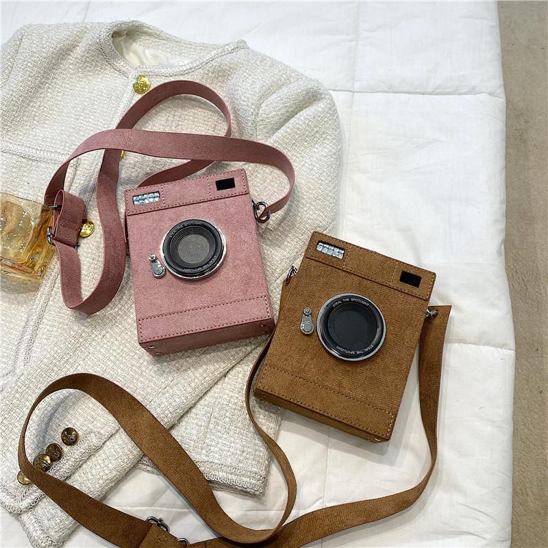 Textured new women's bag fashion camera box bag retro shoulder messenger women's bag