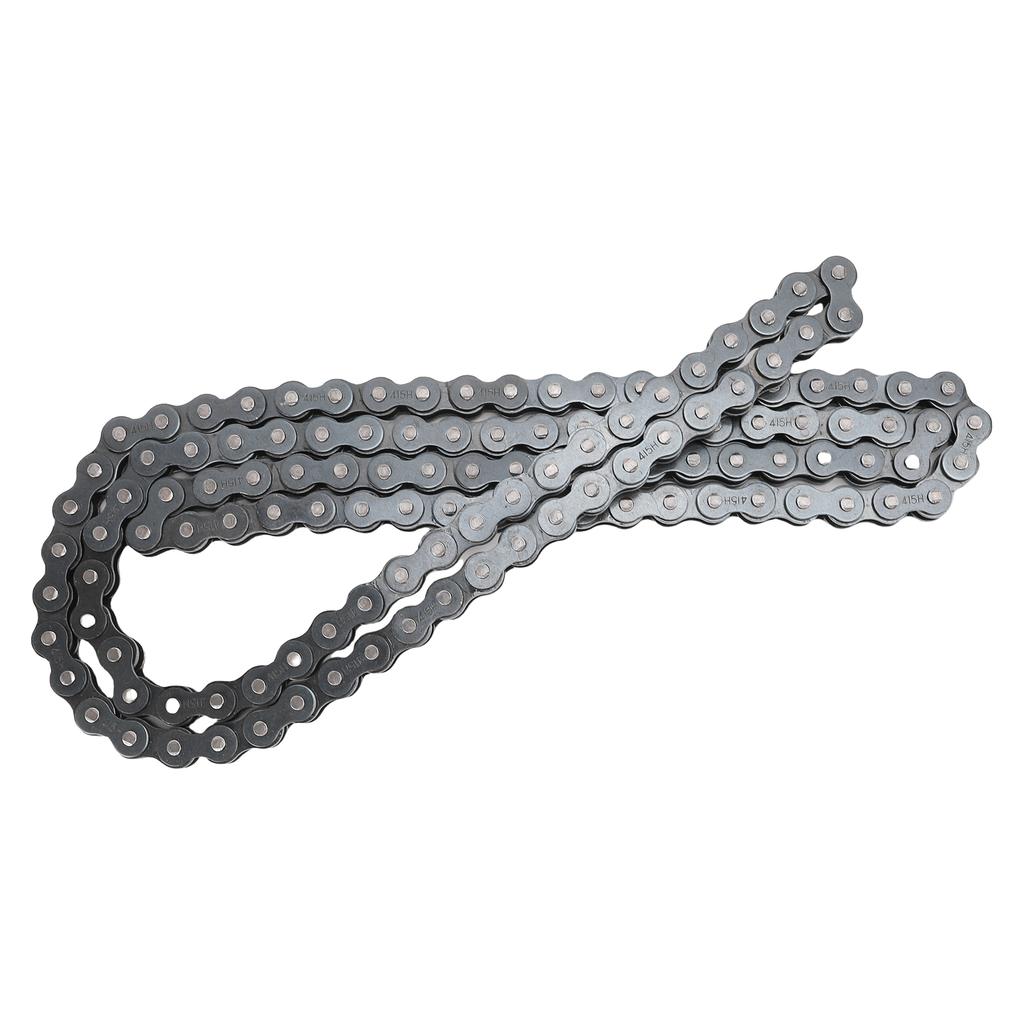 415 Chain 130 Links Metal Heavy Duty Drive Chain for ATV Go Kart Off Road Motorcycle 50250ml