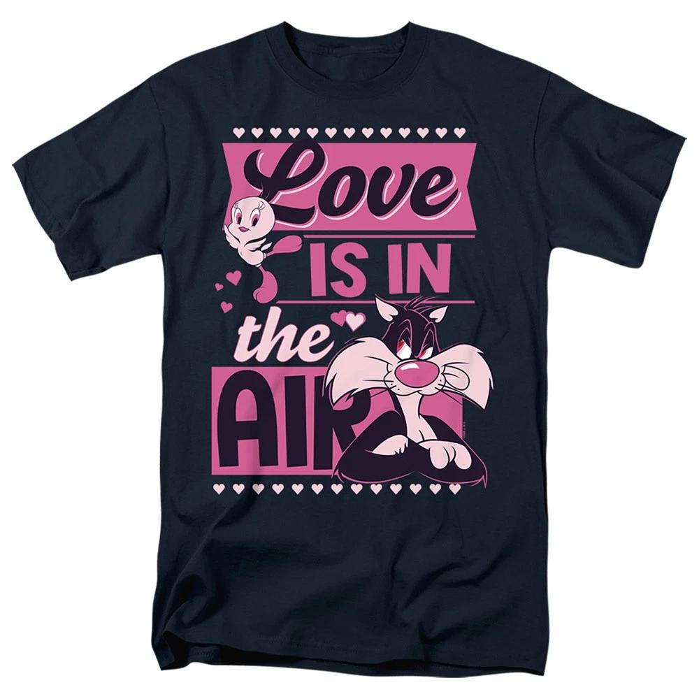 Looney Tunes Valentine s Day Tweety Sylvester  Unisex Children s T-shirt Blue 120