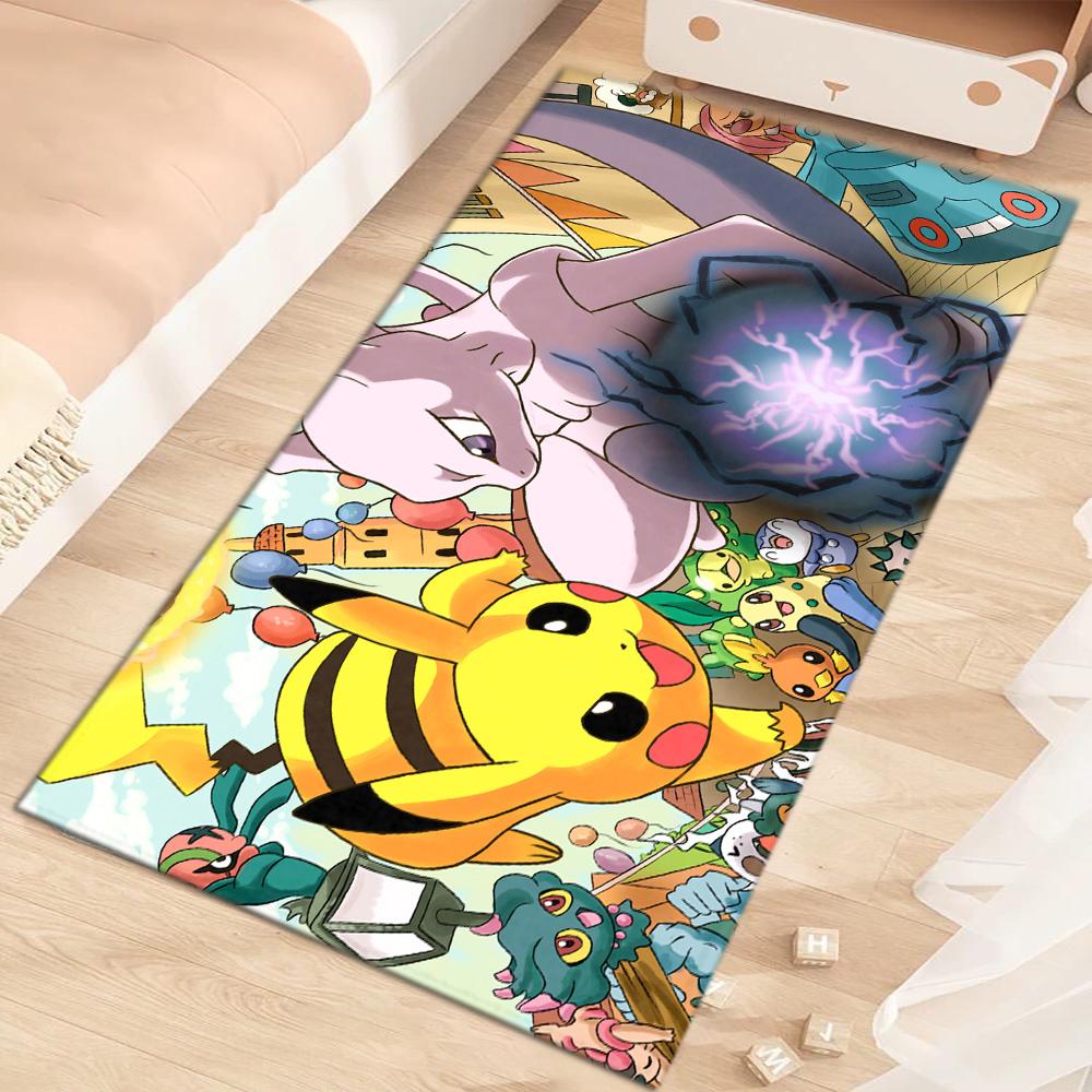

Fashion Entrance Mat Living Room Rugs Decoration P-Pikachuus Balcony Doormat Front Door Super Absorbent Bathroom Rug Floor Mats 40x60cm