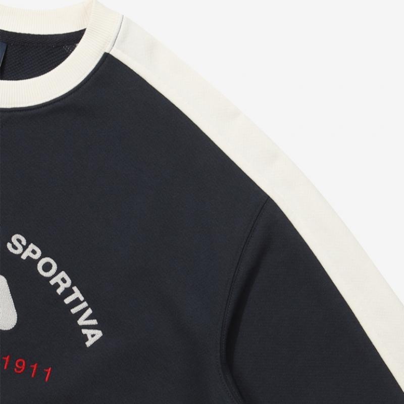 Fila Color Block Logo Sweatshirt Fs2pog3107x Ido