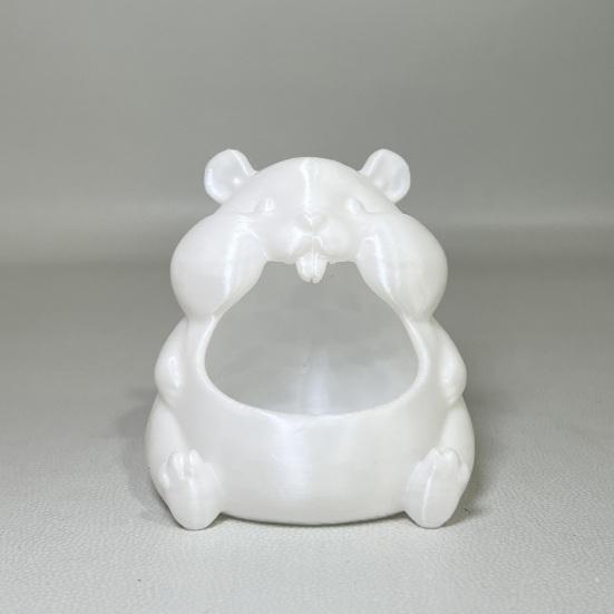 Enfeite de Tigela para Hamster Formato Fofo de Hamster Caixa de Armazenamento de Grande Capacidade Móveis para Casa para Doces Lanches