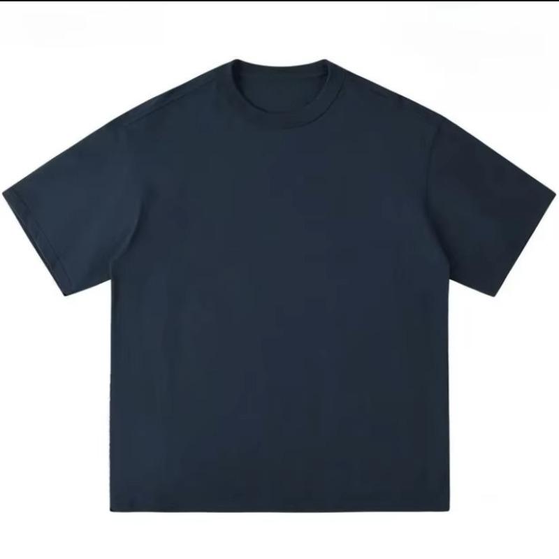 High Quality Organic Pure Cotton Men's T-shirt Summer Pure Cotton Unisex Casual Fashion T-shirt Men Tops Tee